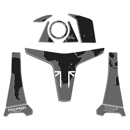 Protetor Adesivo Kit Ignição Compatível Tiger 800 Xcx 2020 Resinado