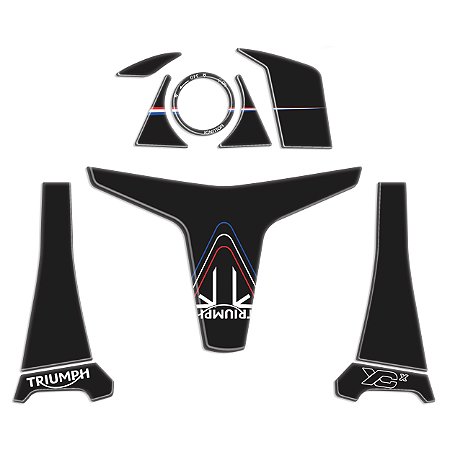 Protetor Adesivo Kit Ignição Compatível Tiger 800 Xcx 2020 Resinado