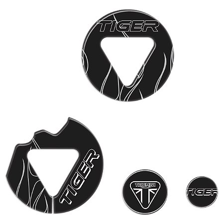 Protetor Adesivo Motor Compatível Tiger 800 Xcx 2020 Resinado