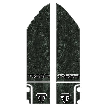 Protetor Adesivo Paralama Compatível Tiger 800 Xcx 2020 Resinado