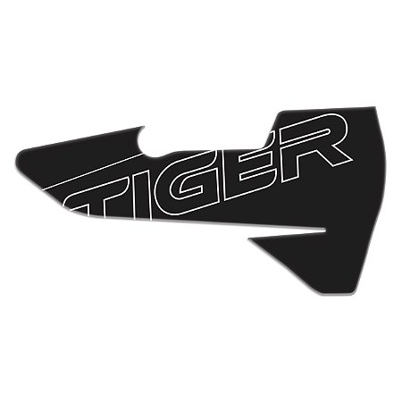 Adesivo Protetor Escapamento Compatível Tiger 900 2020 Resinado