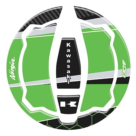 Adesivo Ninja 400 2019-2020 Compatível Bocal Resinado