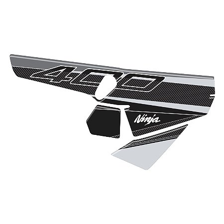 Adesivo Ninja 400 2019/20 Compatível Escapamento Resinado
