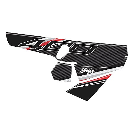 Adesivo Ninja 400 2019/20 Compatível Escapamento Resinado