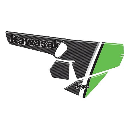 Adesivo Ninja 400 2019/20 Compatível Escapamento Resinado