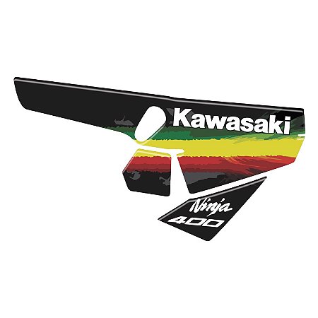 Adesivo Ninja 400 2019/20 Compatível Escapamento Resinado