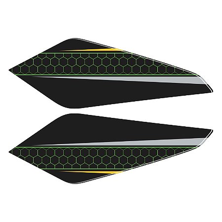 Adesivo Ninja 400 2019/20 Compatível Lateral Resinado