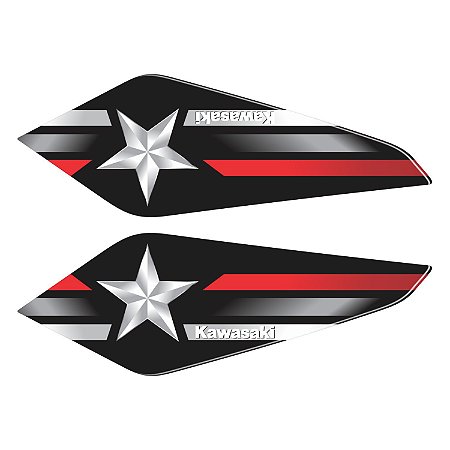 Adesivo Ninja 400 2019/20 Compatível Lateral Resinado