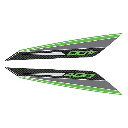 Adesivo Ninja 400 2019/20 Compatível Lateral Rabeta Resinado