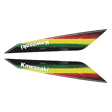 Adesivo Ninja 400 2019/20 Compatível Lateral Rabeta Resinado