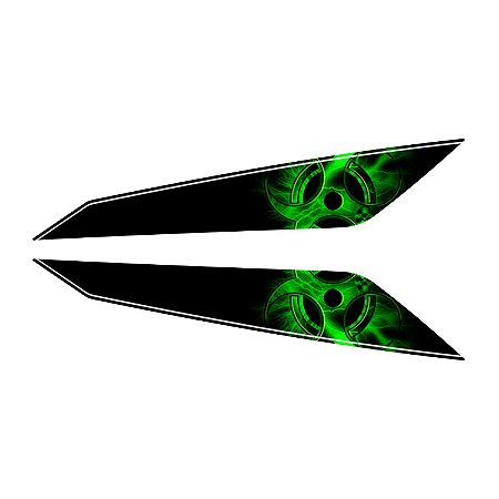 Adesivo Ninja 400 2019/20 Compatível Lateral Rabeta Resinado