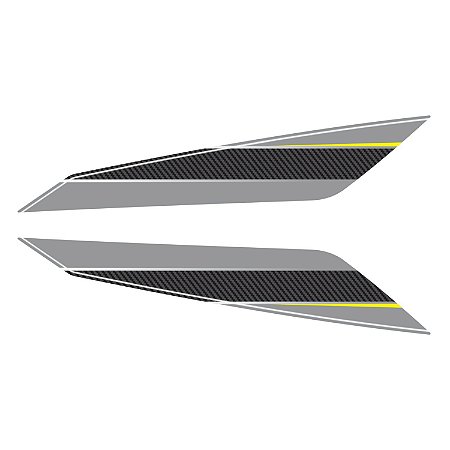 Adesivo Ninja 400 2019/20 Compatível Lateral Rabeta Resinado