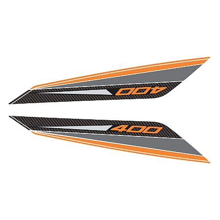 Adesivo Ninja 400 2019/20 Compatível Lateral Rabeta Resinado