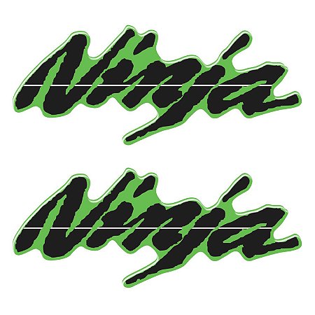 Adesivo Ninja 400 2019/20 Compatível Logo Resinado