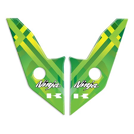 Adesivo Ninja 400 2019/20 Compatível Paralama Resinado