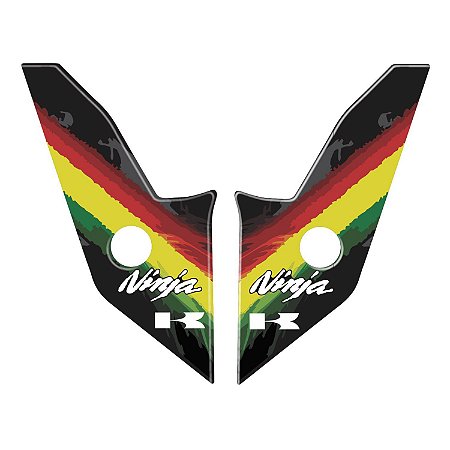 Adesivo Ninja 400 2019/20 Compatível Paralama Resinado