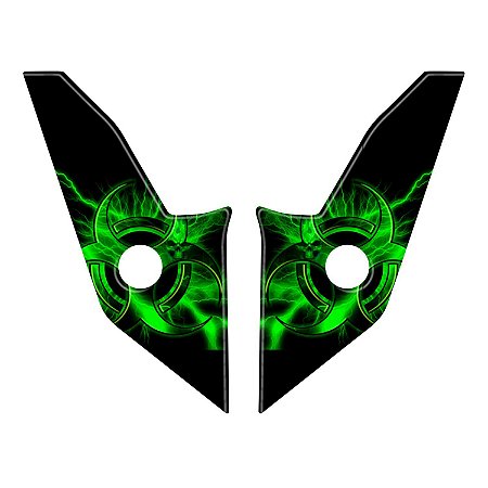 Adesivo Ninja 400 2019/20 Compatível Paralama Resinado