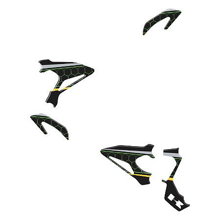 Adesivo Ninja 400 2019 - 2020 Compatível Pedaleira Resinado