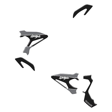 Adesivo Ninja 400 2019 - 2020 Compatível Pedaleira Resinado