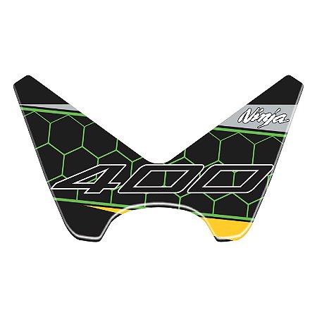 Adesivo Ninja 400 2019 - 2020 Compatível Rabeta Resinado