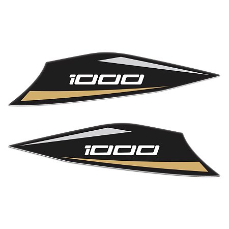 Adesivo Zx 10r 2020 Compatível Lateral Traseira  Resinado