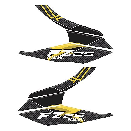 Adesivo Fz25 2017 à 2020 Compatível Carenagem Farol Resinado