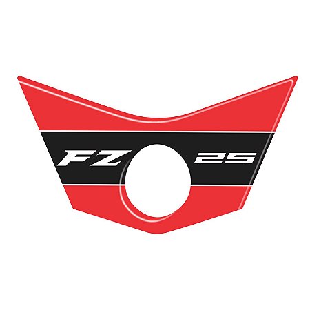 Adesivo Fz25 2017 à 2020 Compatível Rabeta Resinado