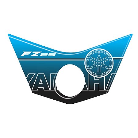 Adesivo Fz25 2017 à 2020 Compatível Rabeta Resinado