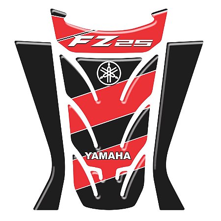Adesivo Fz25 2017 à 2020 Compatível Tanque Frontal Resinado