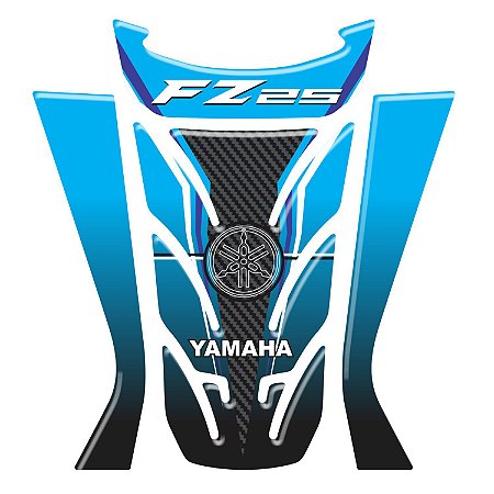 Adesivo Fz25 2017 à 2020 Compatível Tanque Frontal Resinado