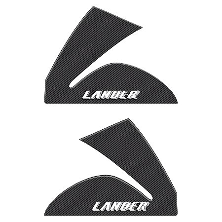 Adesivo XTZ Lander 2020 Compatível Lateral Resinado