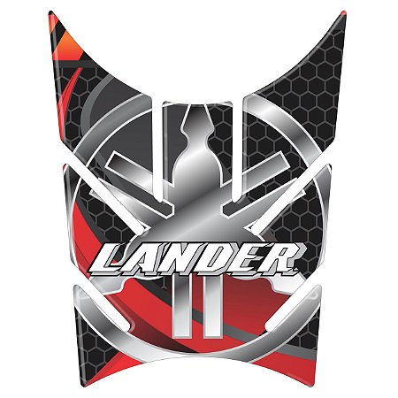 Adesivo XTZ Lander 2020 Compatível Tanque Resinado
