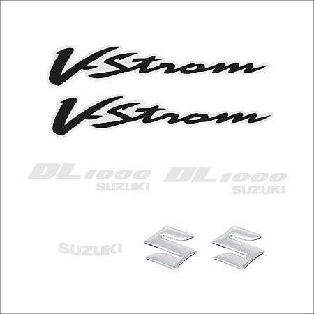 Adesivo DL 1000 V-Strom Texto Logo