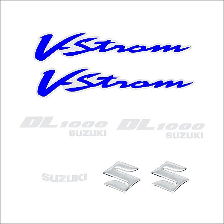 Adesivo DL 1000 V-Strom Texto Logo