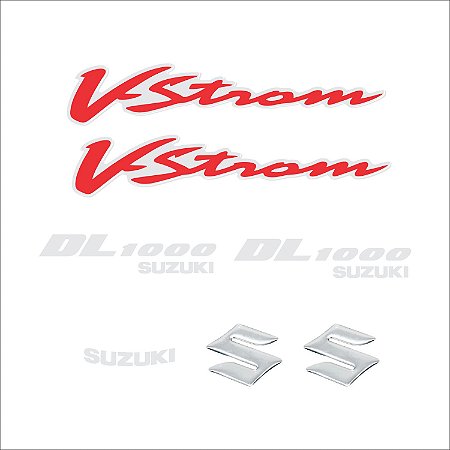 Adesivo DL 1000 V-Strom Texto Logo