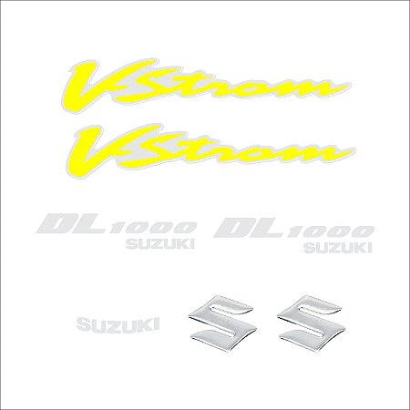 Adesivo DL 1000 V-Strom Texto Logo