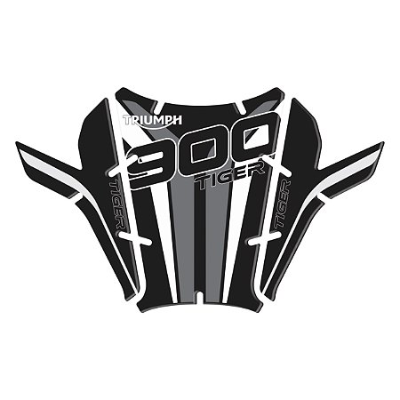 Adesivo Tiger 900 Rally 2020/21 Frontal Resinado