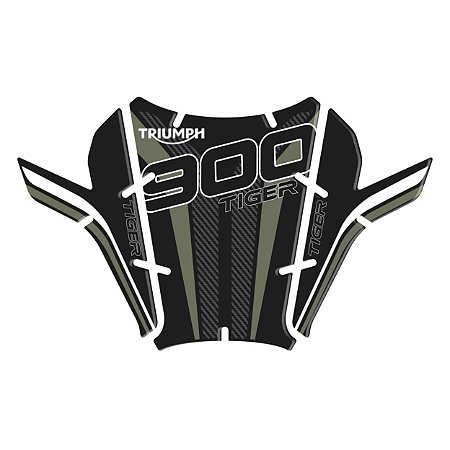 Adesivo Tiger 900 Rally 2020/21 Frontal Resinado