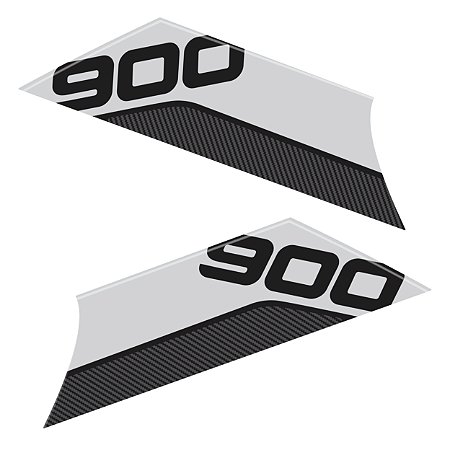 Adesivo Tiger 900 Rally 2020/21 Lateral Resinado