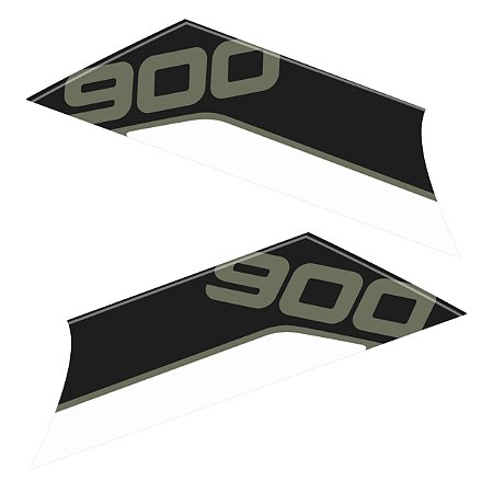 Adesivo Tiger 900 Rally 2020/21 Lateral Resinado
