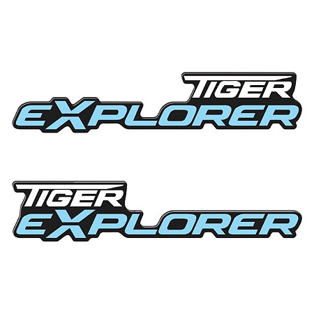 Adesivo Para Tiger Explorer Lateral Resinado