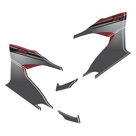 Adesivo S1000 XR 2017/18 Compatível Farol Resinado
