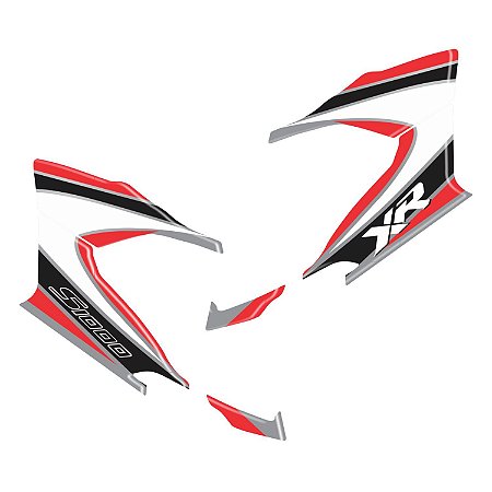 Adesivo S1000 XR 2017/18 Compatível Farol Resinado