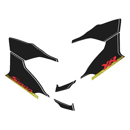 Adesivo S1000 XR 2017/18 Compatível Farol Resinado