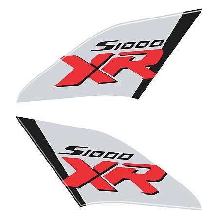 Adesivo S1000 XR 2017/18 Compatível Lateral Resinado