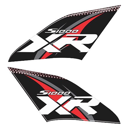 Adesivo S1000 XR 2017/18 Compatível Lateral Resinado