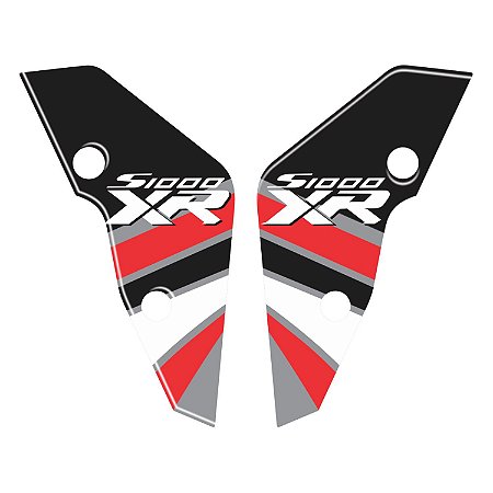 Adesivo S1000 XR 2017/18 Compatível Paralama Resinado