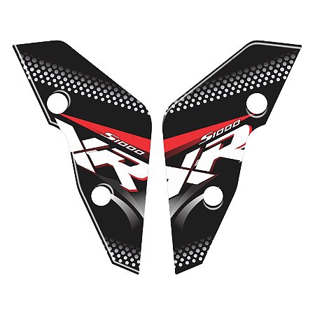 Adesivo S1000 XR 2017/18 Compatível Paralama Resinado