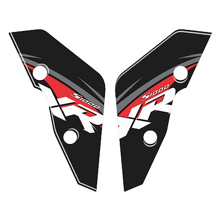 Adesivo S1000 XR 2017/18 Compatível Paralama Resinado