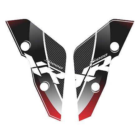 Adesivo S1000 XR 2017/18 Compatível Paralama Resinado